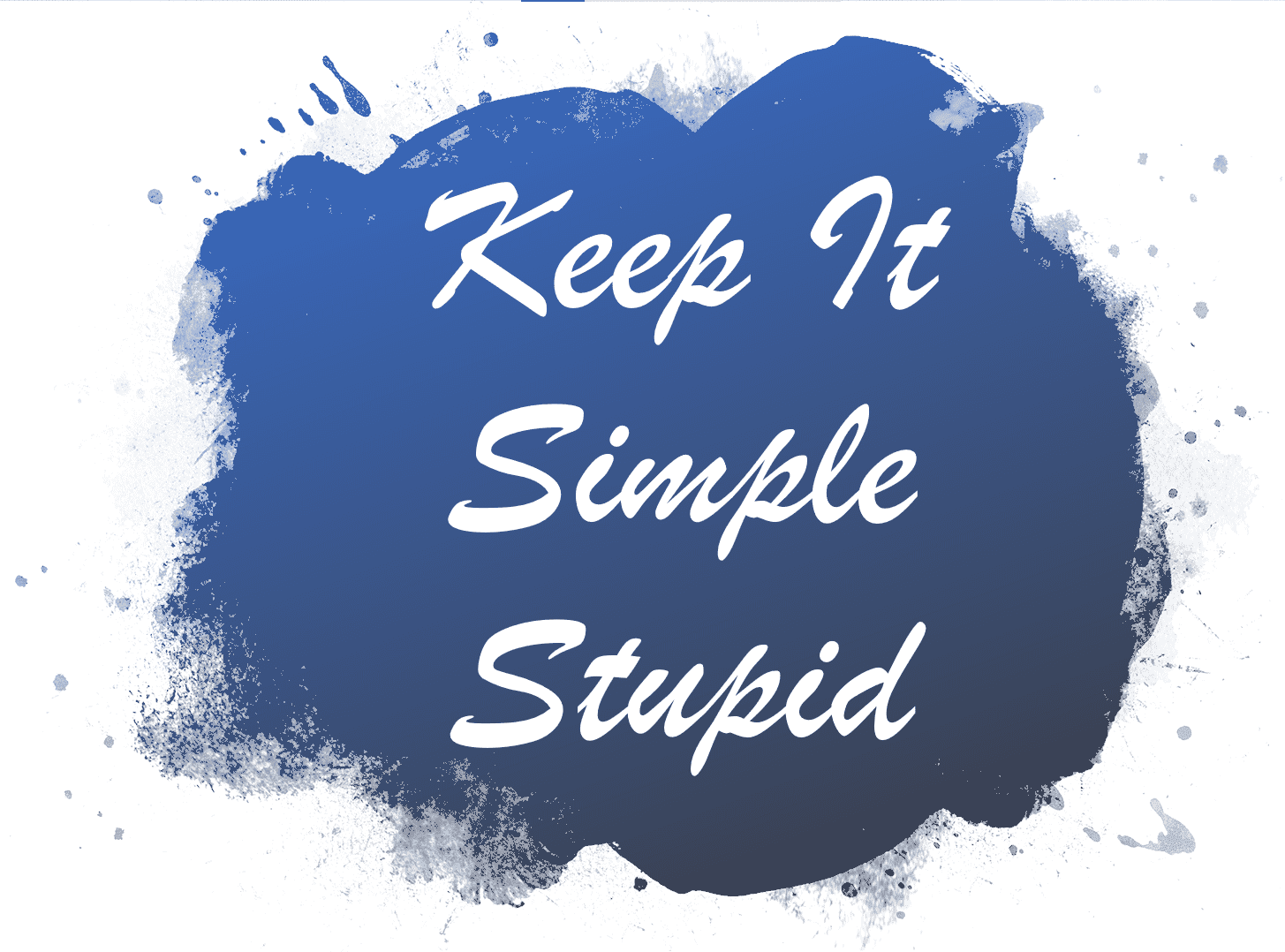 Keeping it Simple